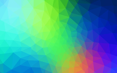 Light Blue, Green vector low poly layout.