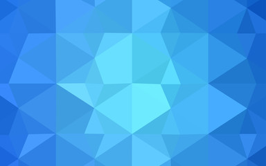 Light BLUE vector polygonal background.