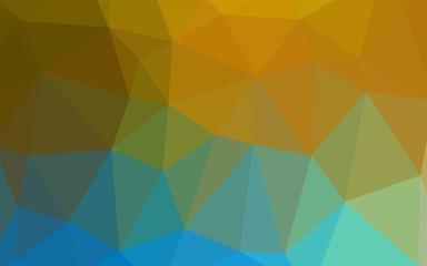 Light Blue, Yellow vector blurry triangle texture.