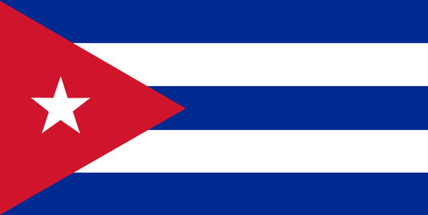 National Flag of of Cuba