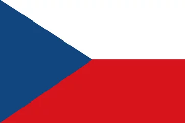 Foto op Plexiglas National Flag Czech Republic, © Stanislau Vyrvich