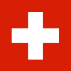 Obraz premium National Flag Switzerland