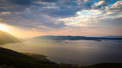 Fototapeta premium Sonnenuntergang in Kroatien 