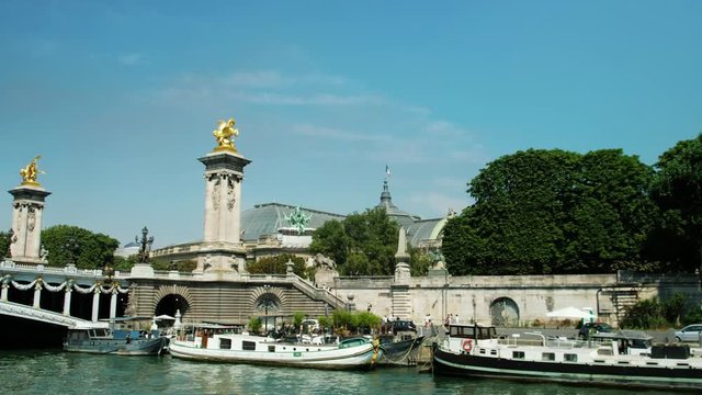 Paris Seine boat trip Grand Palais