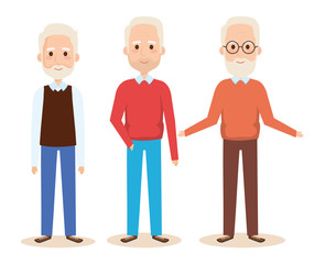 cute grandfathers avatars characters