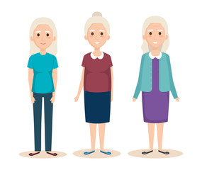 cute grandmothers avatars characters
