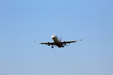 Airplane is ready for landing