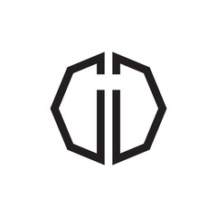 two letter DD octagon logo