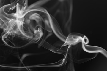 Movement of white smoke