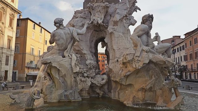 Statue of Piazza Navona. Rome
