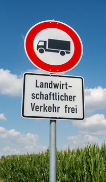 Sperrscheibe, f&uuml;r LKW gesperrt