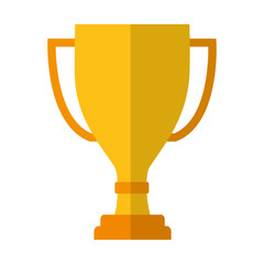 trophy award cup isolated icon