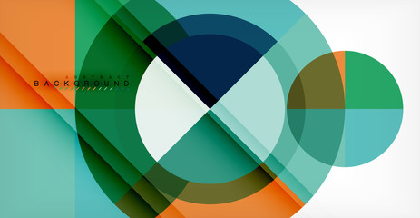 Obraz premium Vector circle abstract background