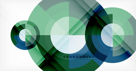 Obraz premium Vector circle abstract background