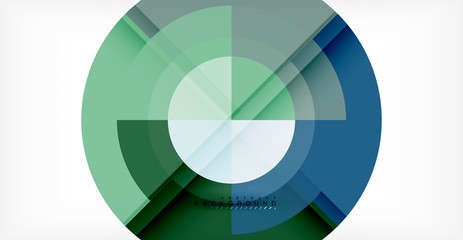 Obraz premium Vector circle abstract background