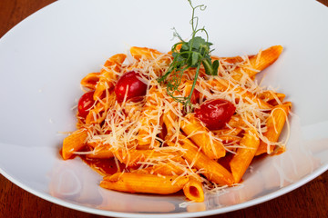 Delicious penne pasta