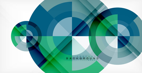 Obraz premium Wektorowy okręgu abstrakta tło