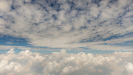 Beauty sky and clouds in nature
