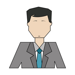 businessman elegant avatar character
