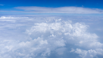 Fototapeta na wymiar Super big clouds in nature