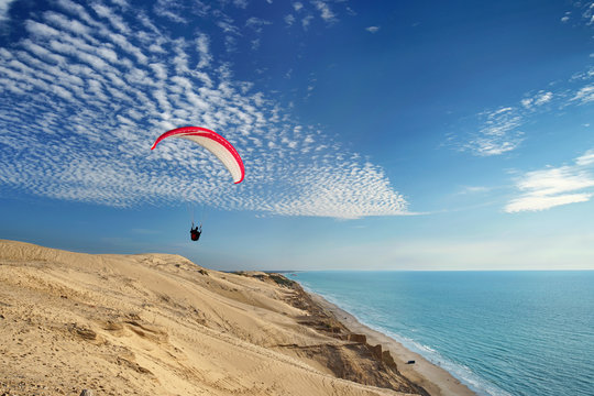 Fliegen &uuml;ber dem Meer
