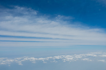 Beauty sky and clouds in nature