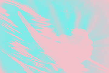 blue and pink hand painted brush grunge background texture	