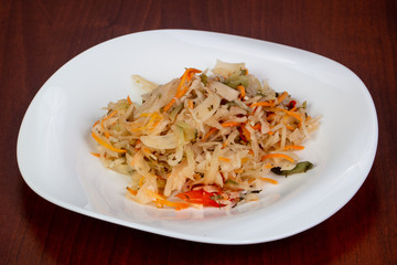 Pickled cabbage salad