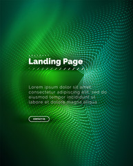 Neon glowing background for landing page