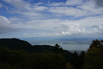 琵琶湖　風景　景色　湖