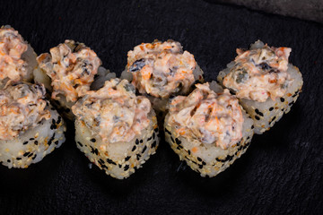 Japanese spicy sushi