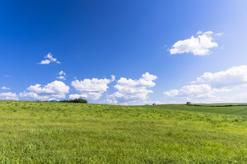 丘の町・美瑛の田園風景