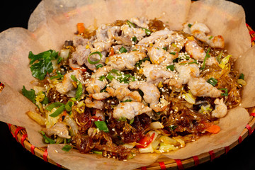 Fried glass noodle with pork