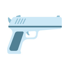 Gun flat illustration