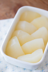 和梨のコンポート