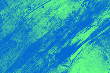 Fototapeta na wymiar blue and green brush hand painted grunge background texture 