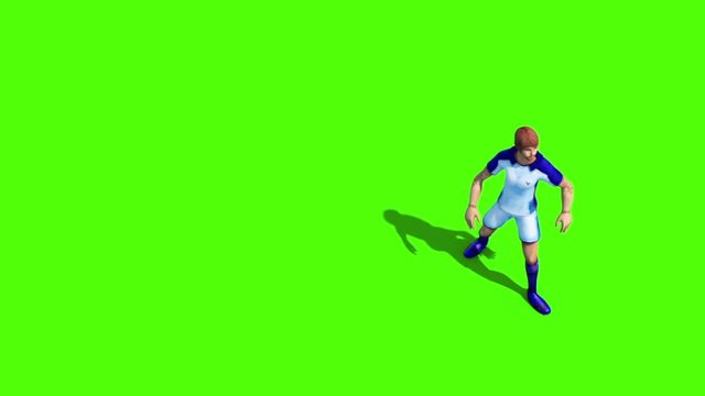 Soccer Player Chest and Kick Top Green Screen 3D Rendering Animation Stock Video | Adobe Stock Soccer Player Chest and Kick Top Green Screen 3D Rendering Animation Stock Video | Adobe Stock