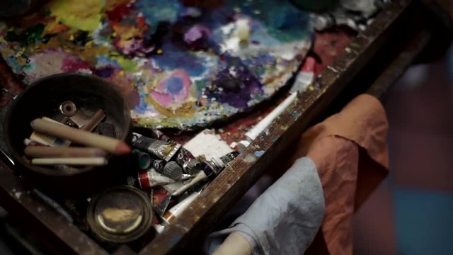 Palette of colors