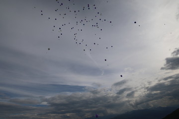 Fliegende Luftballons