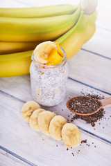 chia seeds with fruits