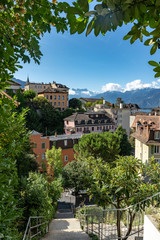 Fototapeta na wymiar Montreux; Switzerland.