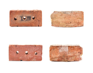 Fototapeta premium Set of old brick