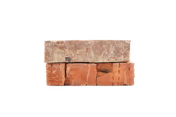 Old brick isolated