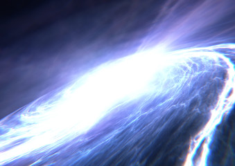 Spiral Galaxy Background in deep Space,3D illustration Baclground