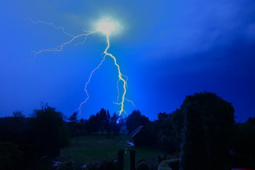 Lighting strike