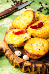 Autumn muffins from zucchini