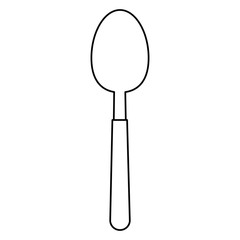 spoon cutlery isolated icon