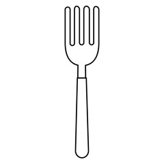 fork cutlery isolated icon