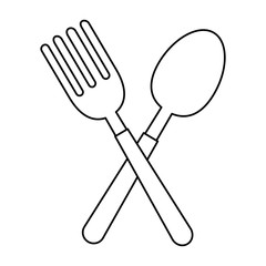 fork and spoon cutlery