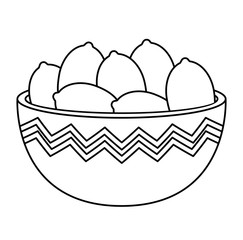 kitchen bowl with lemons